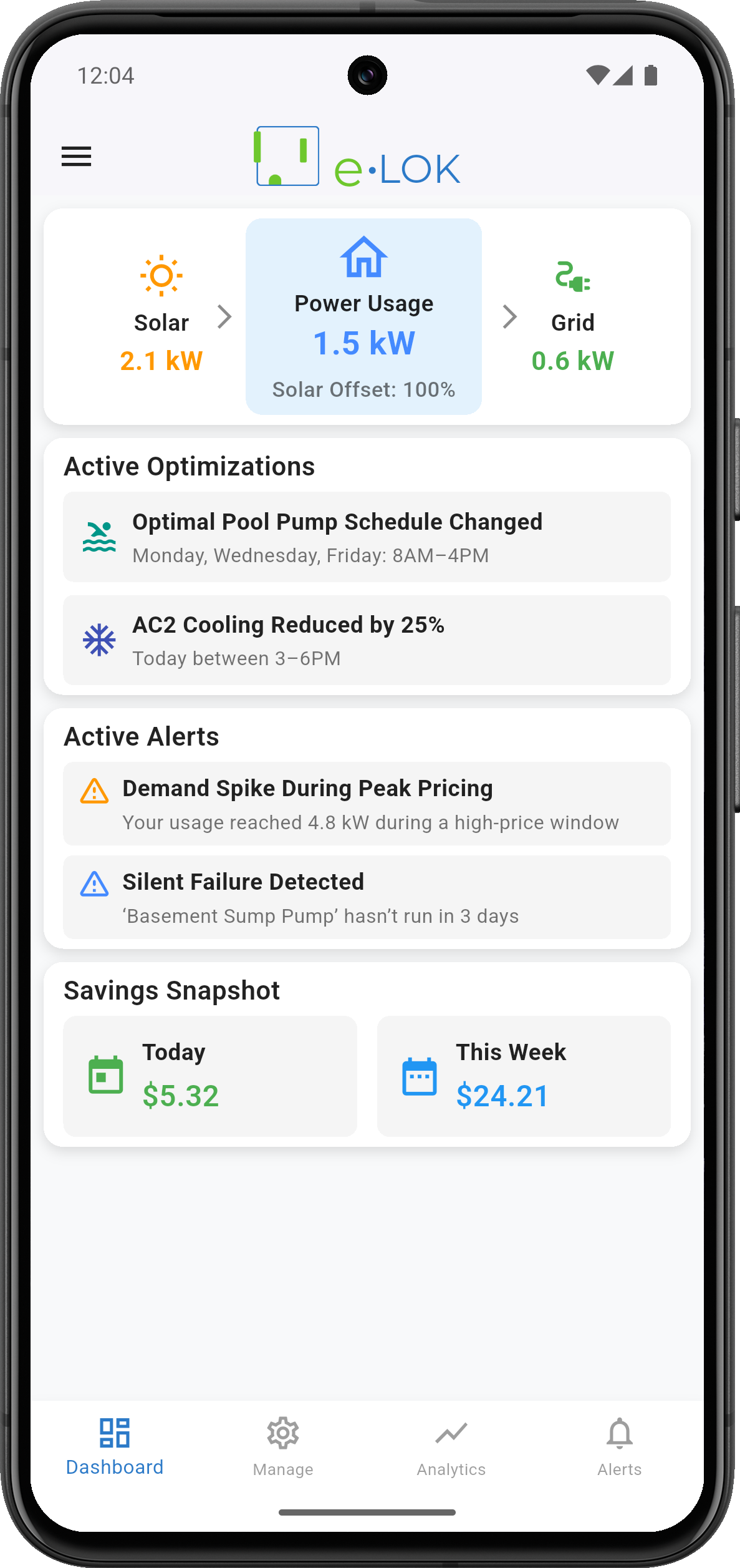 eLok Smart Home Energy Savings System